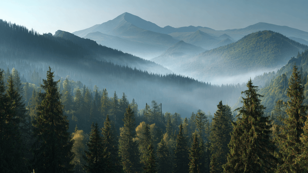 промти для генерації краєвидів Карпат