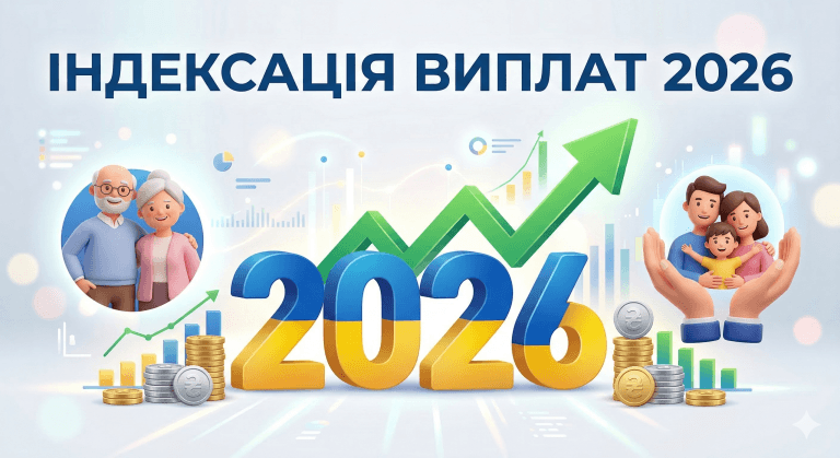 Індексація виплат у 2026 році