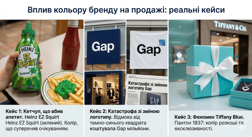 Колір бренду та його вплив на продажі