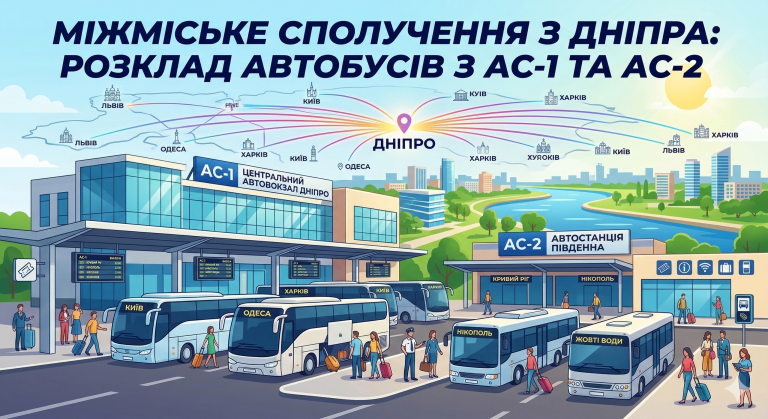 Міжміське сполучення з Дніпра