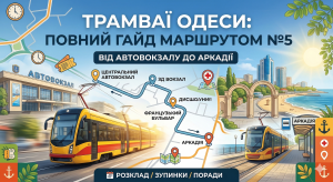 Трамваї Одеси повний гайд маршрутом №5