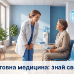 безкоштовні медичні послуги НСЗУ 2026 — лікар і пацієнт у державній клініці