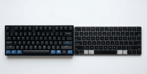 Порівняння клавіатур Windows і macOS — клавіші Ctrl і Win зліва, Command і Option справа