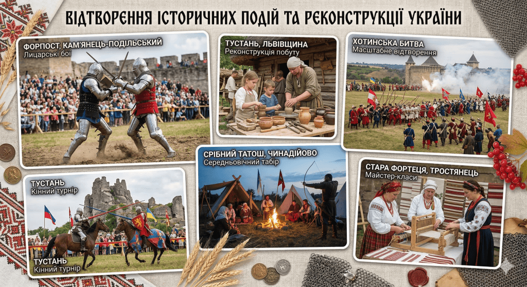 історичні реконструкції та фестивалі України