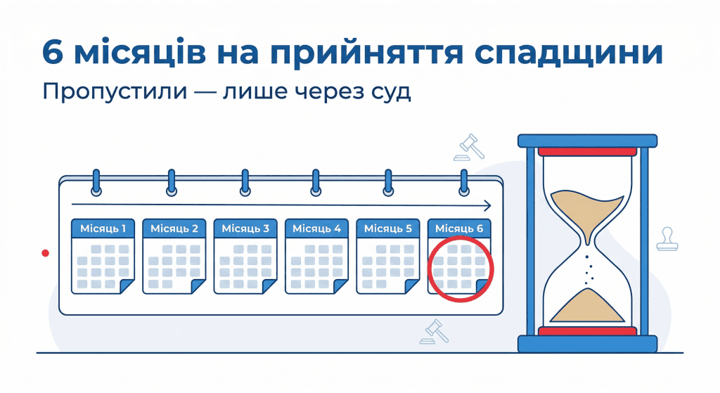 сроки принятия наследства 6 месяцев что делать - календарь дедлайн нотариус